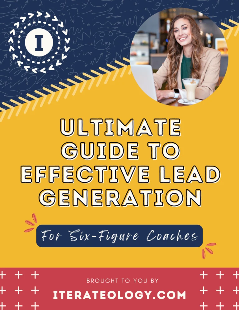 Ultimate guide to effective lead generation for six-figure coaches cover